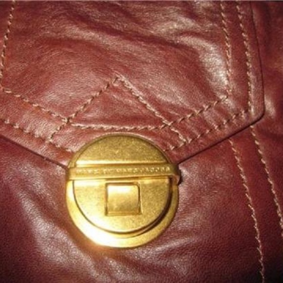 Marc Jacobs Chocolate Brown XL Leather Satchel - Picture 7 of 7